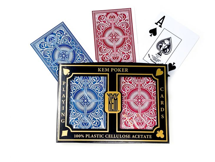 50pcs Poker Size Cut Cards Fit Copag & Kem Wide Playing Cards 