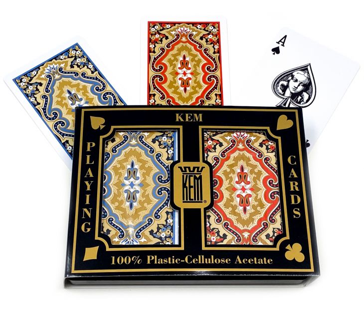 Kem Paisley Playing Cards:  Bridge, Regular Index, 2 Deck Set main image