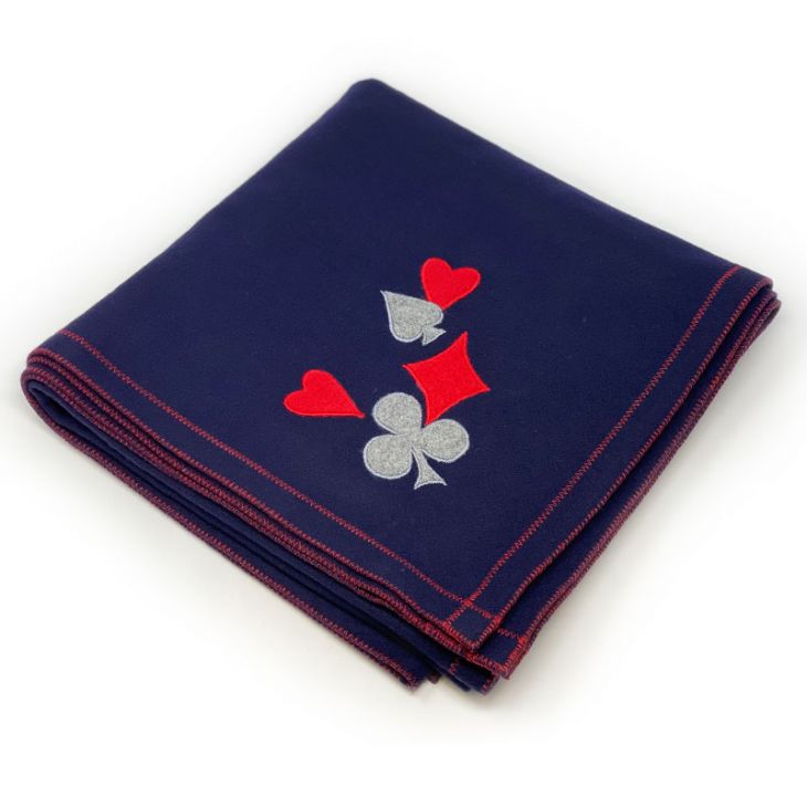 Blue Card Table Cover Card Suit Pips main image